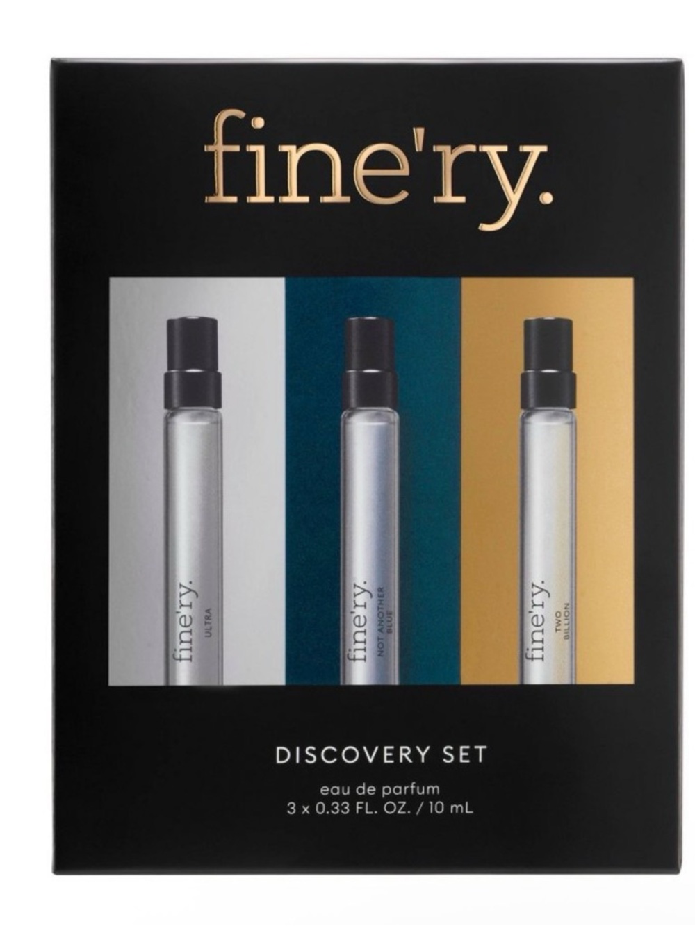 Fine'ry | 3-Fragrance Discovery Set of Eau de Parfum, NIB